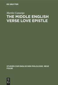 cover of the book The Middle English Verse Love Epistle