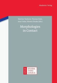 cover of the book Morphologies in Contact