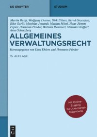 cover of the book Allgemeines Verwaltungsrecht: Mit Online-Zugang zur Jura-Kartei-Datenbank