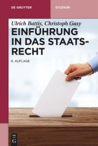 cover of the book Einführung in das Staatsrecht