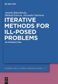 cover of the book Iterative Methods for Ill-Posed Problems: An Introduction