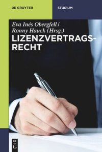 cover of the book Lizenzvertragsrecht