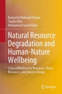 cover of the book Natural Resource Degradation and Human-Nature Wellbeing: Cases of Biodiversity Resources, Water Resources, and Climate Change