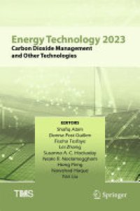 cover of the book Energy Technology 2023: Carbon Dioxide Management and Other Technologies