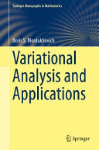 cover of the book Variational Analysis and Applications