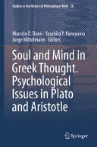 cover of the book Soul and Mind in Greek Thought. Psychological Issues in Plato and Aristotle