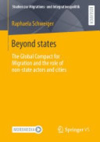 cover of the book Beyond states: The Global Compact for Migration and the role of non-state actors and cities