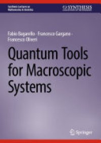 cover of the book Quantum Tools for Macroscopic Systems