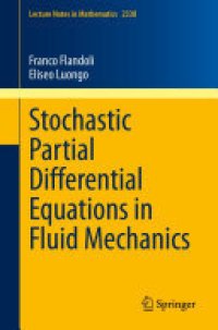 cover of the book Stochastic Partial Differential Equations in Fluid Mechanics