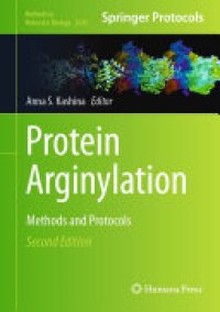 cover of the book Protein Arginylation: Methods and Protocols