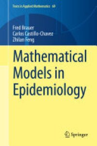 cover of the book Mathematical Models in Epidemiology