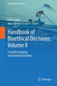 cover of the book Handbook of Bioethical Decisions. Volume II: Scientific Integrity and Institutional Ethics