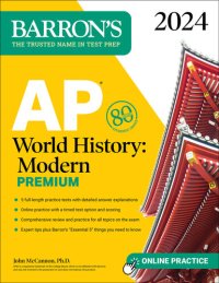 cover of the book AP World History: Modern Premium, 2024: 5 Practice Tests + Comprehensive Review + Online Practice