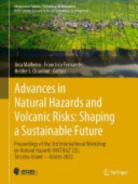 cover of the book Advances in Natural Hazards and Volcanic Risks: Shaping a Sustainable Future: Proceedings of the 3rd International Workshop on Natural Hazards (NATHAZ’22), Terceira Island—Azores 2022