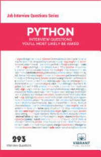 cover of the book Python Interview Questions You'll Most Likely Be Asked