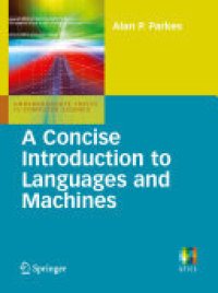 cover of the book A Concise Introduction to Languages and Machines