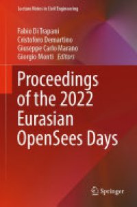 cover of the book Proceedings of the 2022 Eurasian OpenSees Days