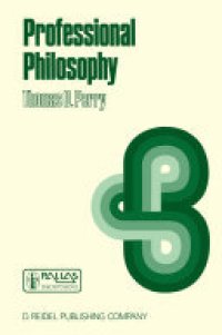 cover of the book Professional Philosophy: What It Is and Why It Matters