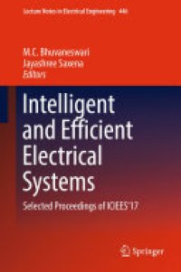 cover of the book Intelligent and Efficient Electrical Systems: Selected Proceedings of ICIEES’17