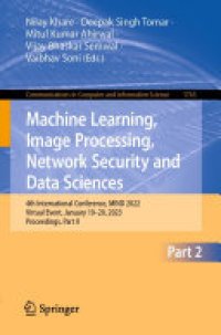 cover of the book Machine Learning, Image Processing, Network Security and Data Sciences: 4th International Conference, MIND 2022, Virtual Event, January 19–20, 2023, Proceedings, Part II