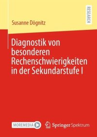 cover of the book Diagnostik von besonderen Rechenschwierigkeiten in der Sekundarstufe I