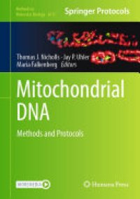 cover of the book Mitochondrial DNA: Methods and Protocols