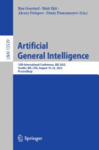 cover of the book Artificial General Intelligence: 15th International Conference, AGI 2022, Seattle, WA, USA, August 19–22, 2022, Proceedings