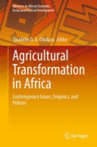 cover of the book Agricultural Transformation in Africa: Contemporary Issues, Empirics, and Policies