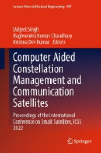 cover of the book Computer Aided Constellation Management and Communication Satellites: Proceedings of the International Conference on Small Satellites, ICSS 2022