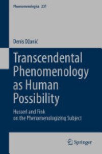 cover of the book Transcendental Phenomenology as Human Possibility: Husserl and Fink on the Phenomenologizing Subject