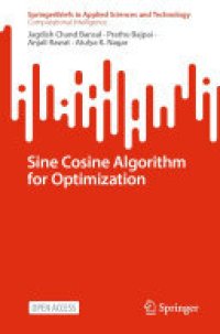 cover of the book Sine Cosine Algorithm for Optimization