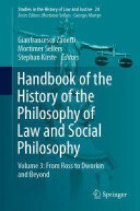 cover of the book Handbook of the History of the Philosophy of Law and Social Philosophy: Volume 3: From Ross to Dworkin and Beyond