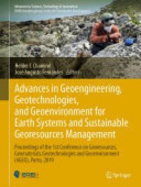 cover of the book Advances in Geoengineering, Geotechnologies, and Geoenvironment for Earth Systems and Sustainable Georesources Management: Proceedings of the 1st Conference on Georesources, Geomaterials, Geotechnologies and Geoenvironment (4GEO), Porto, 2019