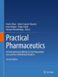 cover of the book Practical Pharmaceutics: An International Guideline for the Preparation, Care and Use of Medicinal Products