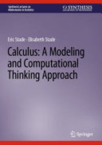 cover of the book Calculus: A Modeling and Computational Thinking Approach