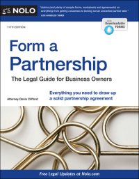 cover of the book Form a Partnership: The Complete Legal Guide