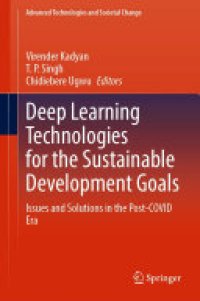 cover of the book Deep Learning Technologies for the Sustainable Development Goals: Issues and Solutions in the Post-COVID Era