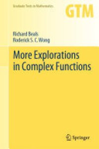 cover of the book More Explorations in Complex Functions