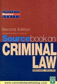 cover of the book Sourcebook on Criminal Law