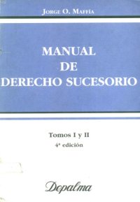 cover of the book Manual de Derecho Sucesorio 2 Tomos 