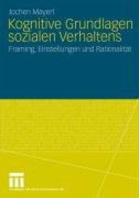 cover of the book Kognitive Grundlagen sozialen Verhaltens