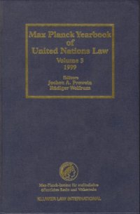 cover of the book Max Planck Yearbook of United Nations Law