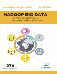 cover of the book Hadoop BIG DATA Interview Questions You'll Most Likely Be Asked