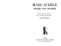 cover of the book Pensées pour moi-même