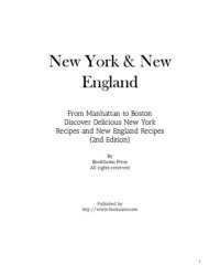 cover of the book New York & New England: From Manhattan to Boston Discover Delicious New York Recipes and New England Recipes