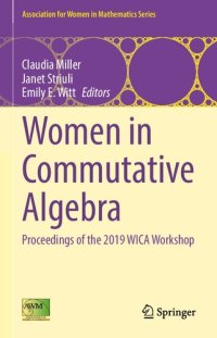 cover of the book Women in Commutative Algebra: Proceedings of the 2019 WICA Workshop (Association for Women in Mathematics Series, 29)