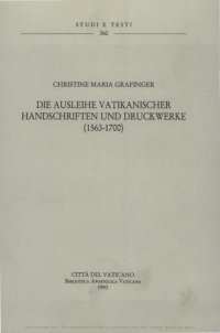 cover of the book Die Ausleihe Vatikanischer Handschriften und Druckwerke (1563-1700)