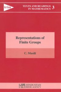 cover of the book Representations of Finite Groups (Texts and Readings in Mathematics)