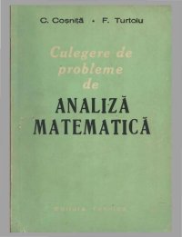 cover of the book Culegere de probleme de analiză matematică