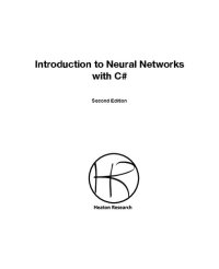 cover of the book Introduction to Neural Networks for C#